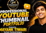 design professional youtube thumbnails with high CTR